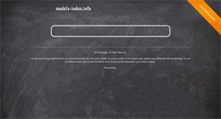 Desktop Screenshot of models-index.info