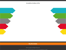 Tablet Screenshot of models-index.info